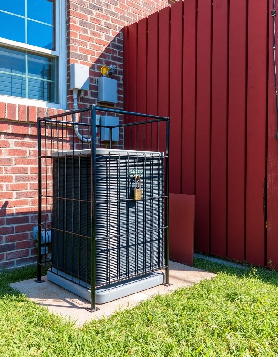 AC anti-theft cage protection Chicago